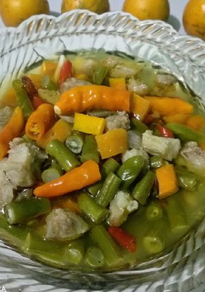 Foto resep Asem asem sandung lamur yummy 😋