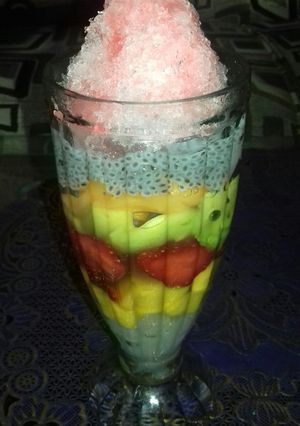 Foto resep Es serut pelangi