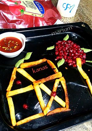 A picture of Masala fries.