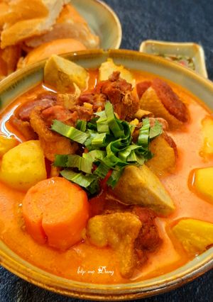 Hình của món Cà ri vịt.