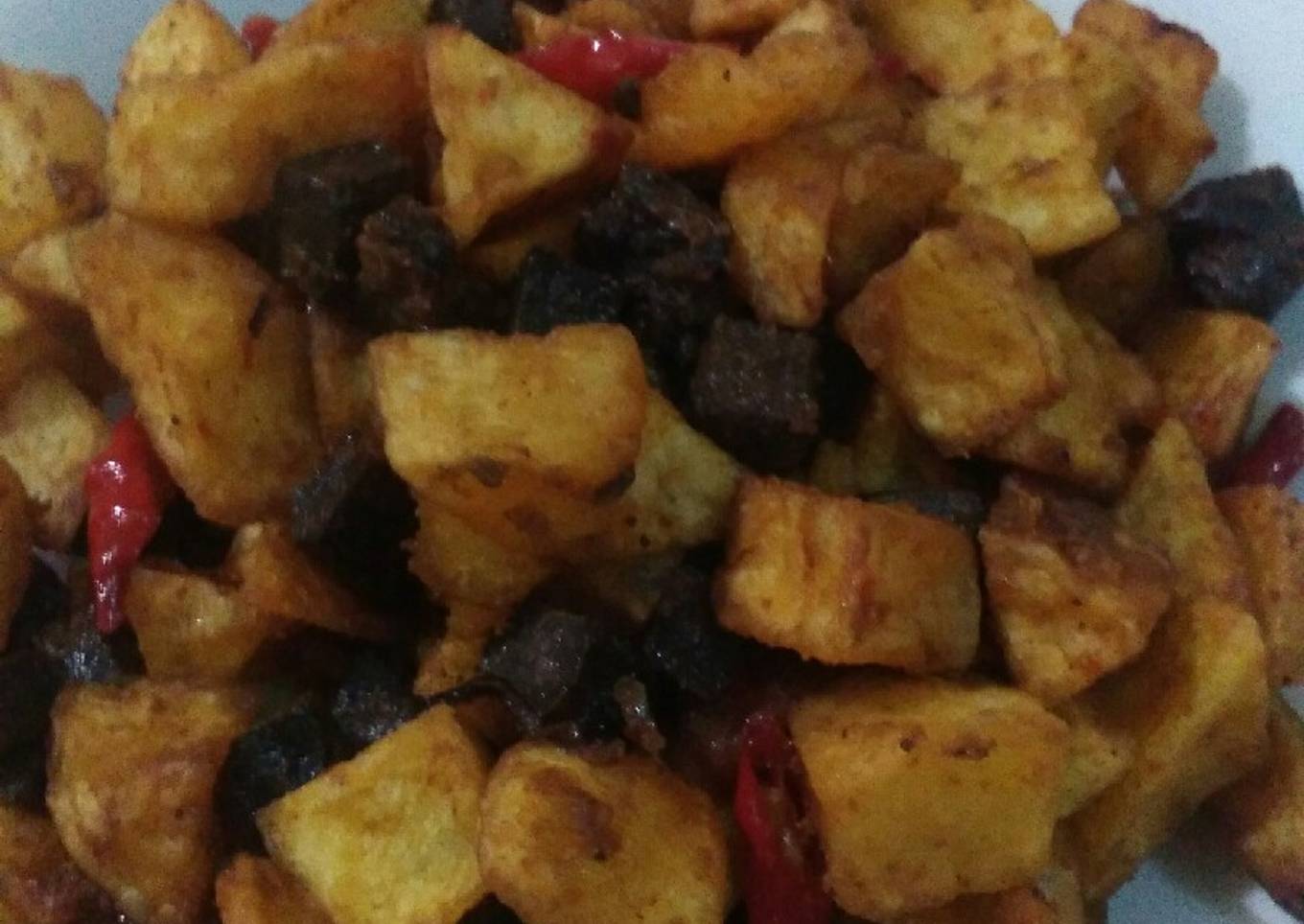 Sambal kentang hati sapi#BikinRamadanBerkesan