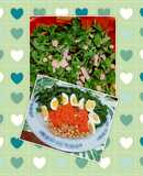 Dos ensaladas completas y saludables