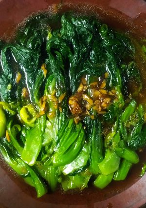 Foto resep Sawi Pahit Bumbu Kecap
