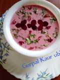 Rose & Beetroot yogurt 🌹