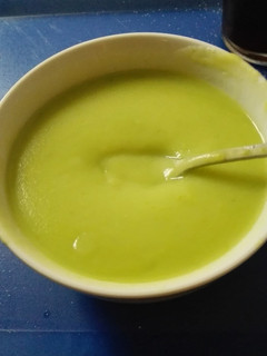 Una foto de Puré de patata y judía verde