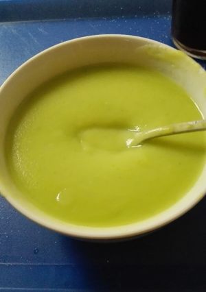 Una foto de Puré de patata y judía verde