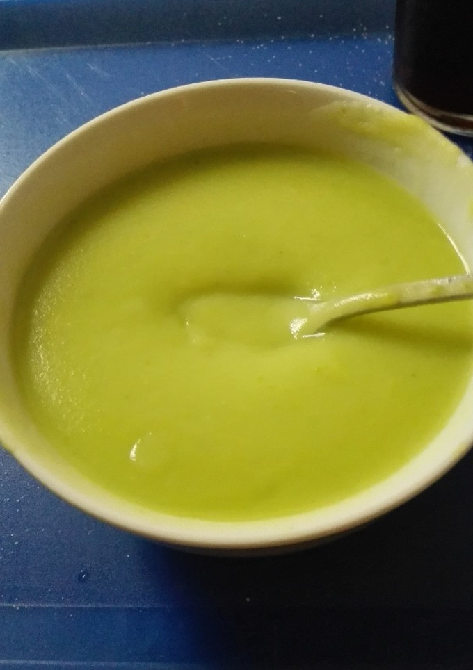 Una foto de Puré de patata y judía verde