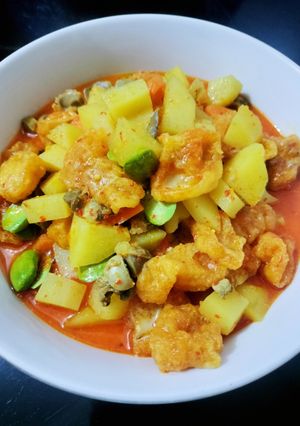 Foto resep Krecek Kentang Pete