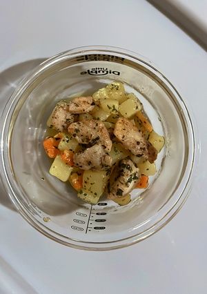Foto resep Mpasi Garlic Butter Potato with Dori