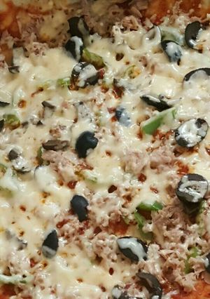 صورة لوصفة بيتزا 🍕