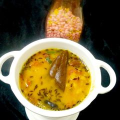 A picture of Dal tadka.