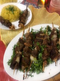صورة لوصفة شيش كباب بتتبيله روووعه ولا اطعم 😋😋😋