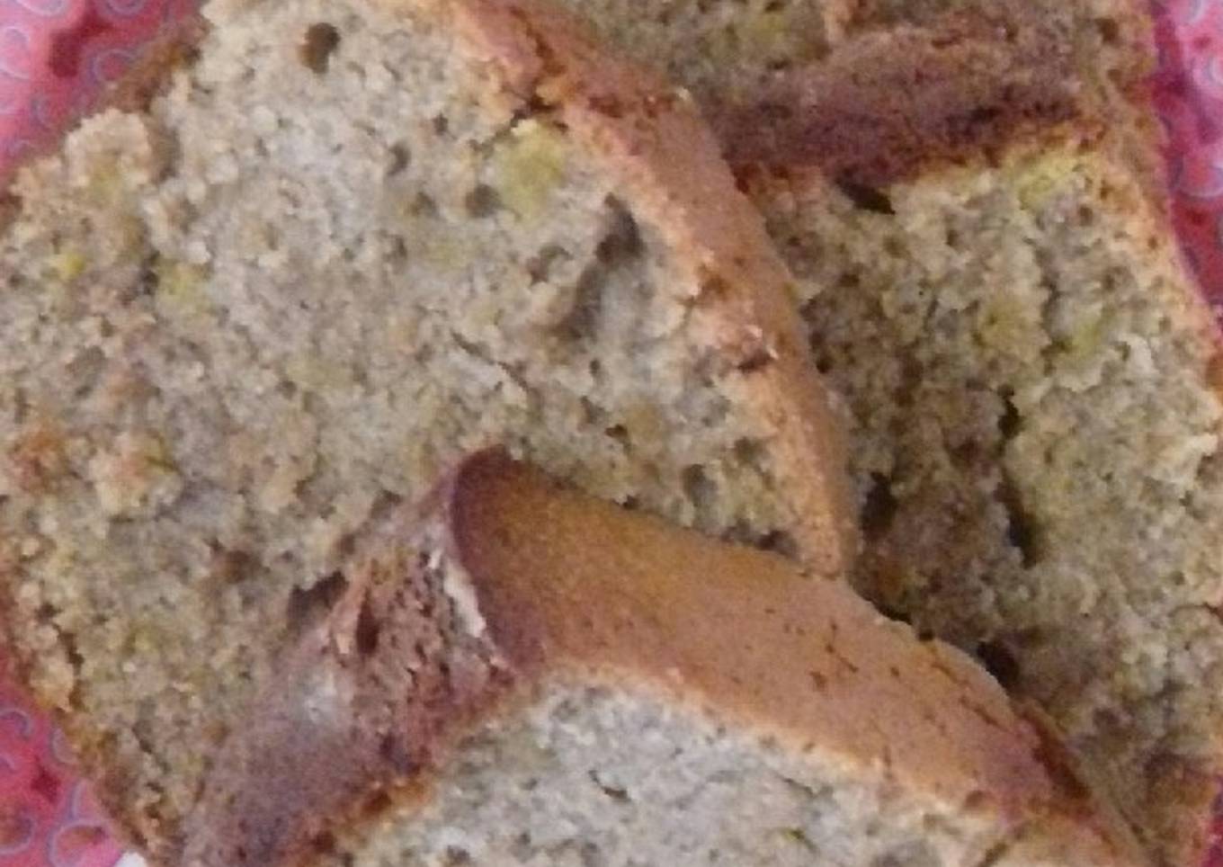 White coffe banana cake