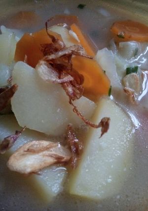 Foto resep Soup kentang seger simple