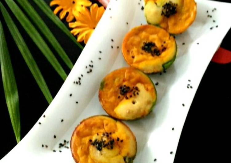 Simple Way to Prepare Favorite Tricolour savory muffins