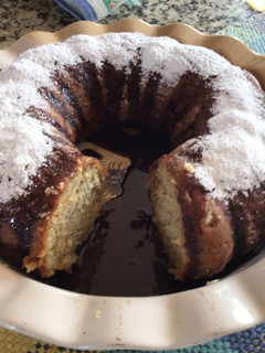 Una foto de Torta de banana (cambur, plátano)