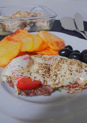 Foto de Bifes de Vitela à Pizzaiola