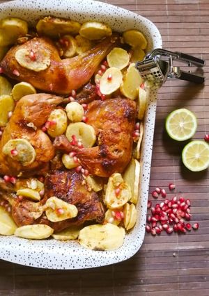 A picture of _Zesty_chicken_and_potatoes.