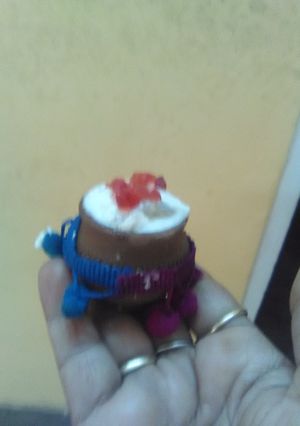 A picture of Strawberry shrikhand.
