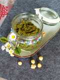 Gänseblümchen Pesto mit Sauerampfer