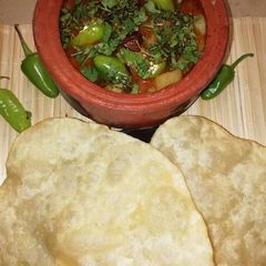 A picture of Puri Tarkari.