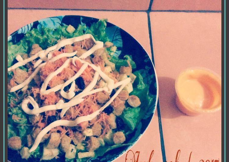 Langkah Mudah Menyiapkan Chicken salad Enak