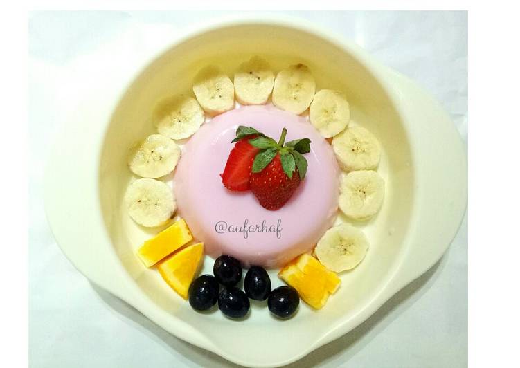 Resep: Puding buah mpasi 13 m yang Enak