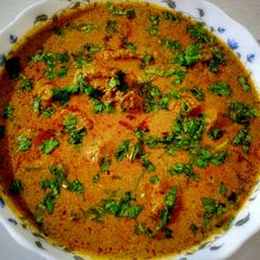 A picture of Kolhapuri Style Spicy Chicken Curry.
