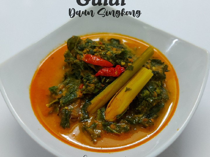 Resep Gulai Daun Singkong, Bikin Ngiler