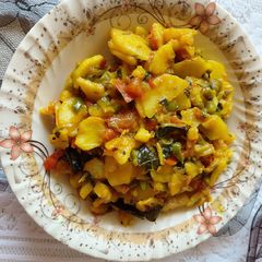 A picture of Acharya potato capsicum.