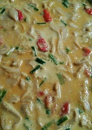 Foto resep Jamur tiram kuah santan saya