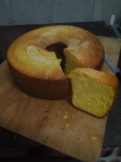 Una foto de Torta de naranja