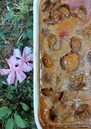 Une photo de 🌸 Clafoutis aux mirabelles
