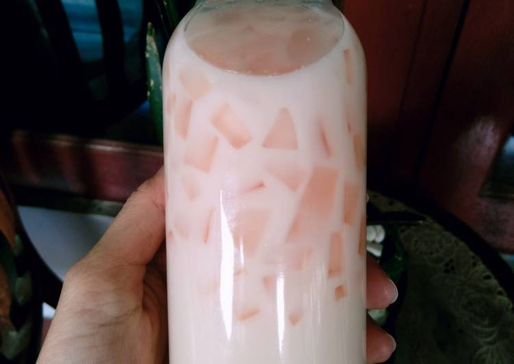 Bumbu Milky Jelly Manggo | Cara Membuat Milky Jelly Manggo Yang Paling Enak