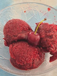 Une photo de Sorbet cerise