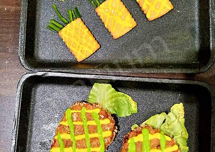 Recipe of Award-winning Chicken Steak with pineapple cheesey Sauce🤤🤤🧀🧀