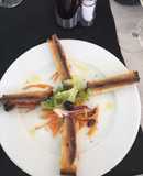 Anchoas en aceite, con pan 🥖 tostado y tomate 🍅
