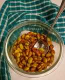 Masala Edmame (Stir Fried green soy beans)