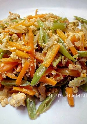 Foto resep Orak arik buncis wortel
