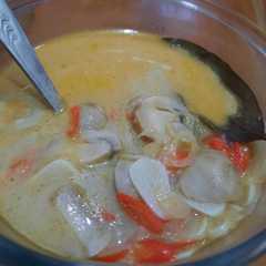 Foto resep Jamur merang masak santan