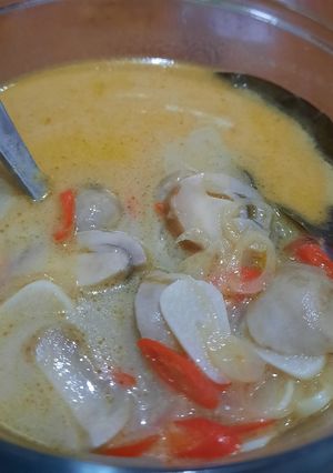 Foto resep Jamur merang masak santan