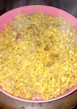 Foto resep Mie telor sawi putih simpel