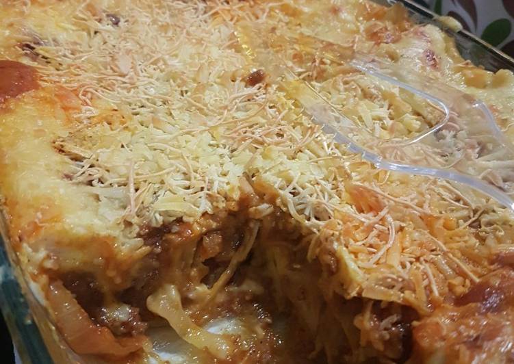 Resep Lasagna Bolognaise Cheese Enak dan Antiribet
