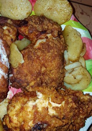 صورة لوصفة بروستد 🍗🍟