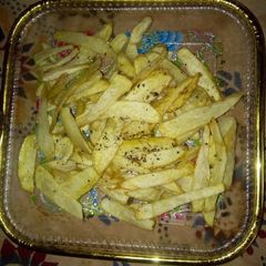 Peri peri french fries A picture of Peri peri french fries.