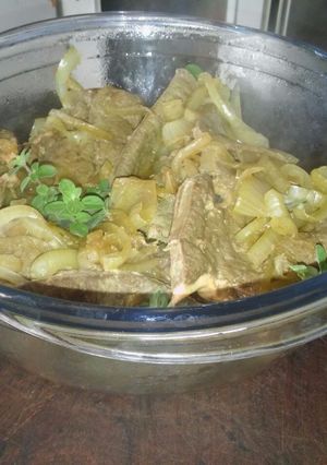 Una foto de Churrasquitos de hígado encebollado