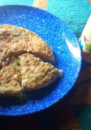 A picture of Simple Spanish omelet.
