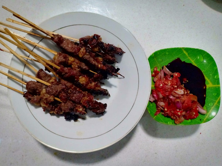 Wajib coba! Cara mudah buat Sate sapi bumbu maranggi homemade sajian Idul Adha yang spesial