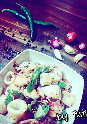 Foto resep Cumi oseng lada hitam