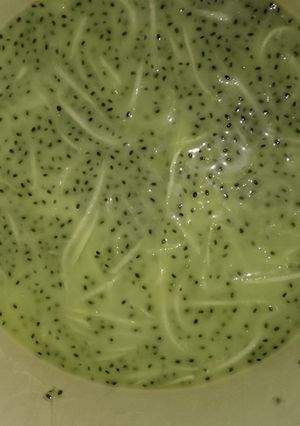 Foto resep Es Serut Timun Selasih
